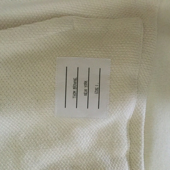 Thom Browne Honeycomb Pique 4-Bar Hoodie - $900 Re - Picture 5 of 7